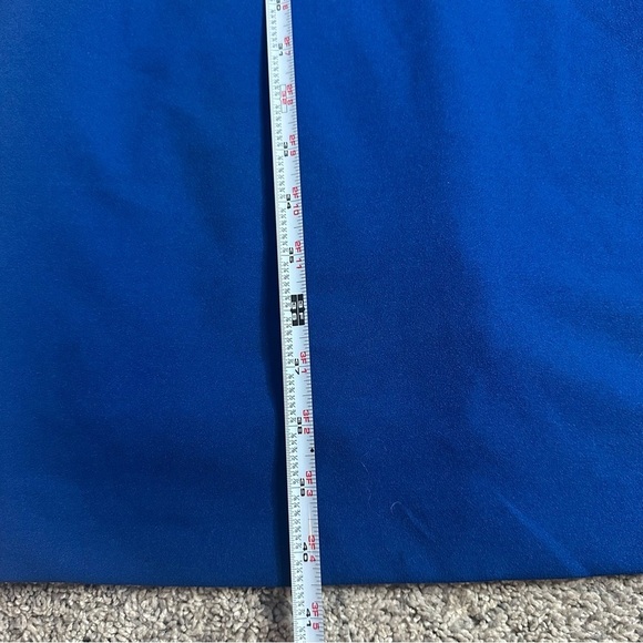 Betsey Johnson Scoop Neck Sleeveless Crepe Dress 4 Small Royal Blue knee length - Picture 7 of 10